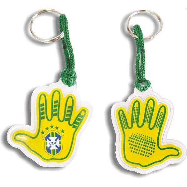 Chaveiro do Brasil Luva de Goleiro com GEL - Sortidos, Pacote com 12