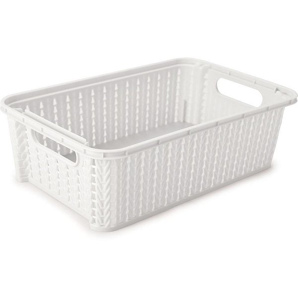 Cesta Organizadora Trama 26X16CM 2,1L Branca