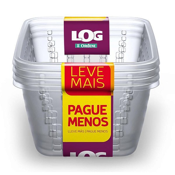 Cesta Organizadora 3L M LEVE4 PAGUE3 Cristal PCT com 04