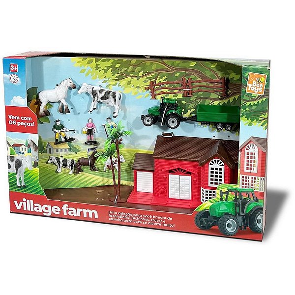 Cenário Temático Playset Village FARM