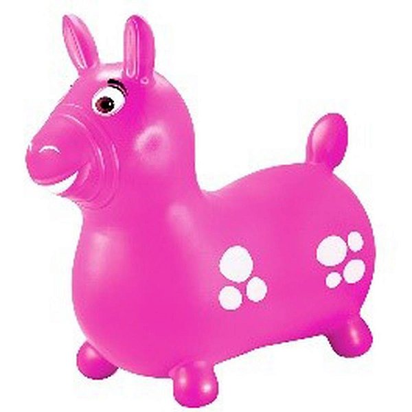 Cavalinho Infantil Vinil Rosa 52X51CM