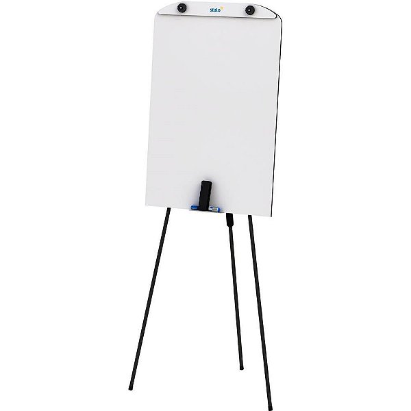 Cavalete FLIP-CHART Retrátil 1,73M MDF Branco