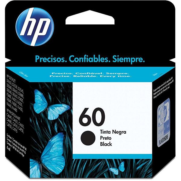 Cartucho Original HP 60 Preto INKJET