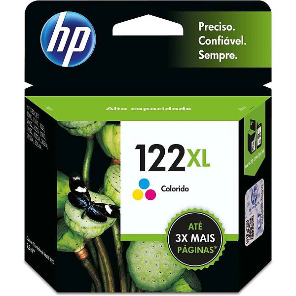 Cartucho Original HP 122XL Colorido INKJET