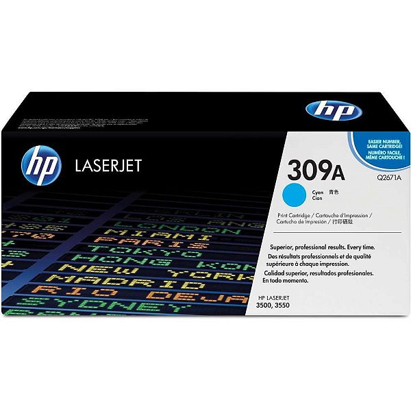 Cartucho de Toner Original HP 309A Ciano Laserjet