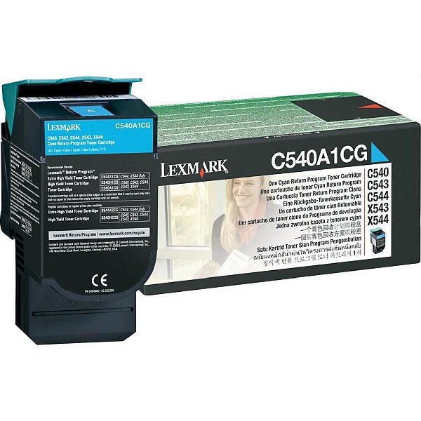 Cartucho de Toner ORIG Lexmark C540A1CG Ciano