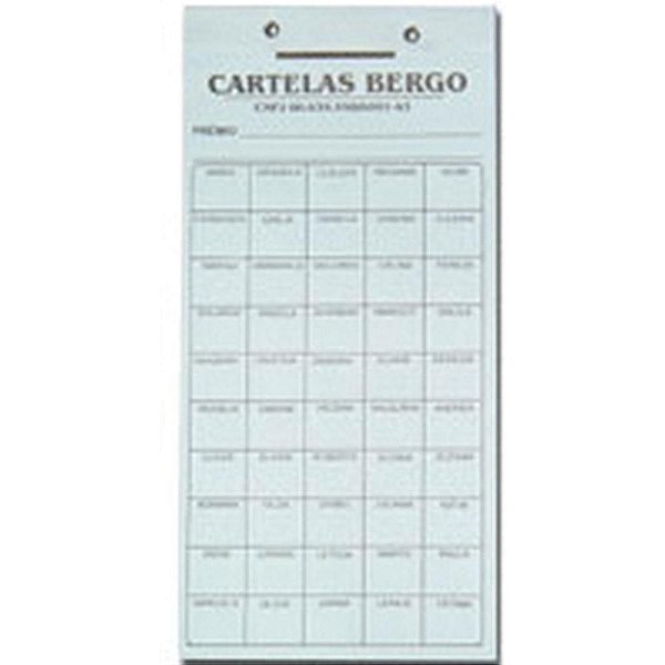 Cartela de Rifa com 100 Nomes - Pacote com 50 Cartelas