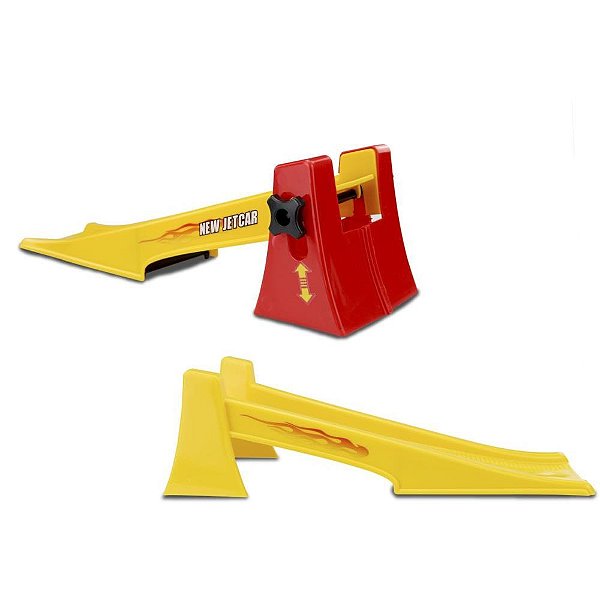 Carrinho NEW Jetcar com 2 Carros + Rampa 41CM