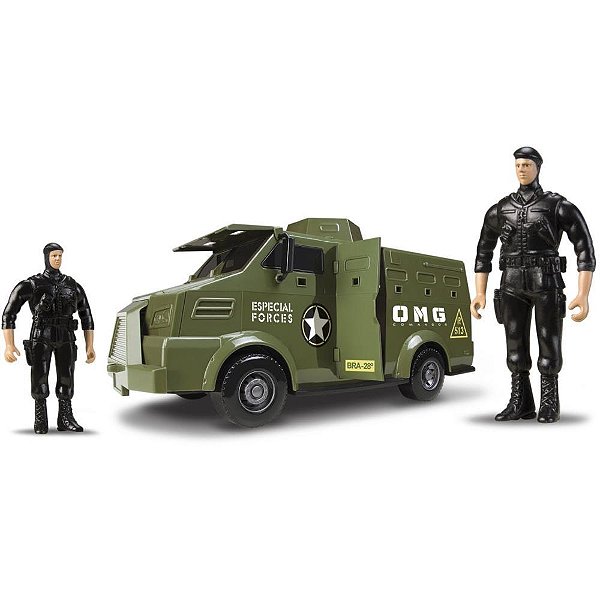 Carrinho Comando Blindado Militar com BON