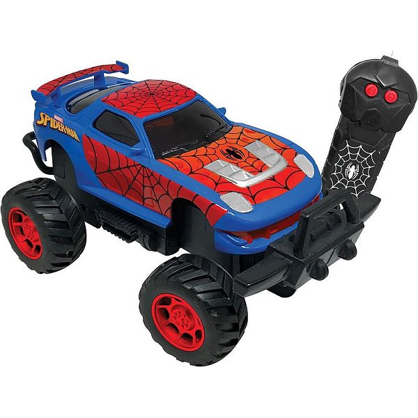 Carrinho Controle Remoto Spider MAN WEB Tangle 3FUNCÕES