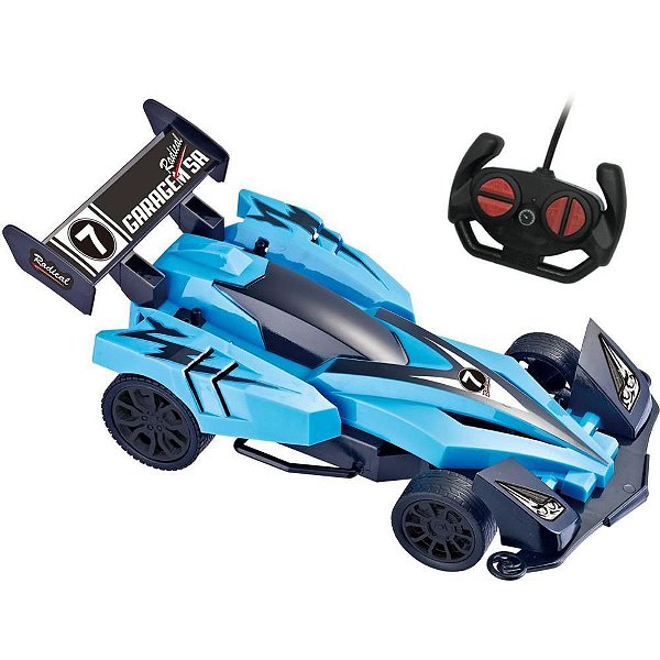 Carrinho Controle Remoto Radical RC7 Funcões /PILHA