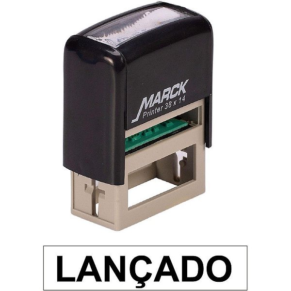 Carimbo Autoentintado Automático 38X14MM Lancado