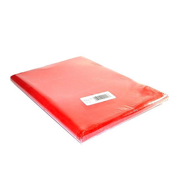 Capa para Caderno Brochurão Vermelho Pacote com 50 (28,5 X 42,5 X 0,16 CM)