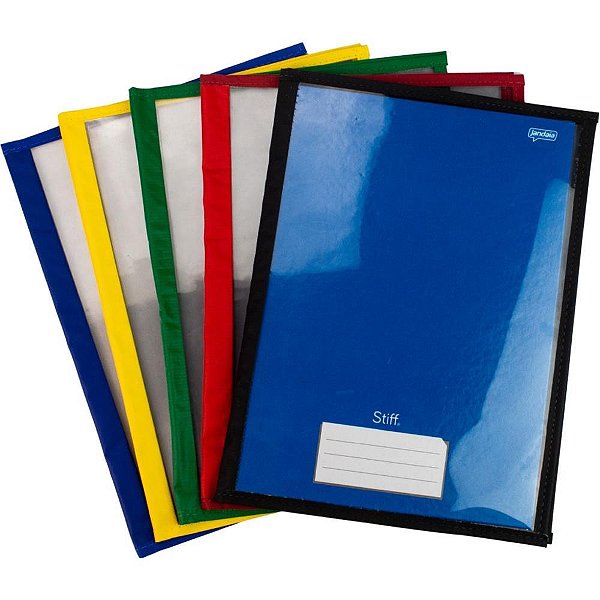 Capa para Caderno Brochurão Sortidas 415X295MM - Pacote com 25