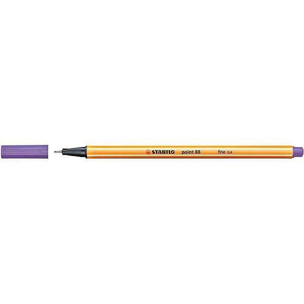 Caneta Stabilo 88/55 Point Violeta 0.4MM CX com 10