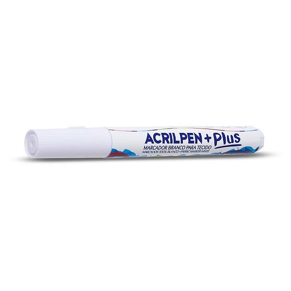 Caneta para Tecido Verde Musgo Acrilpen Caixa com 12