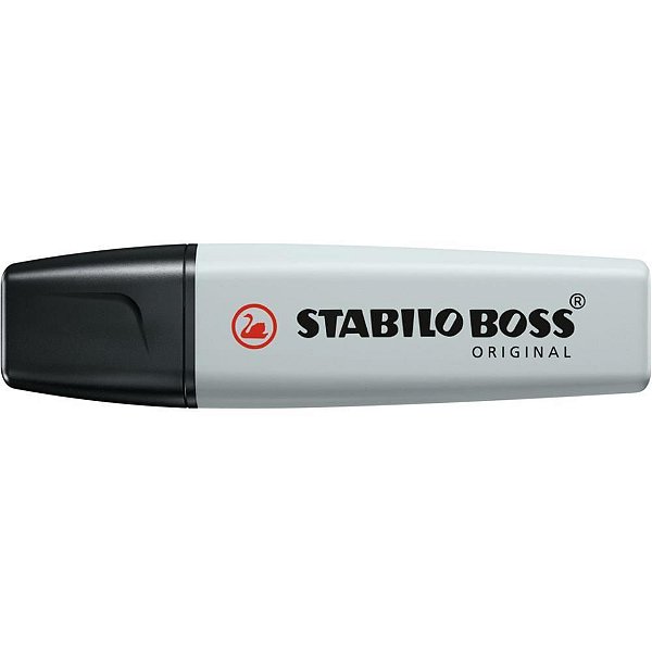 Caneta Marca Texto Stabilo BOSS 70/194 Cinza CX com 10