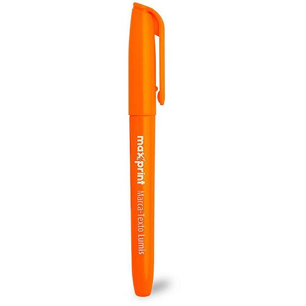 Caneta Marca Texto Lumis Laranja MAX - Caixa com 12 Unidades