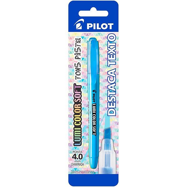 Caneta Marca Texto Lumicolor 200-SL Azul Claro CX com 12
