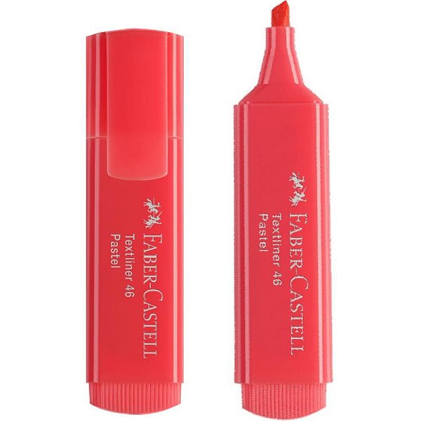 Caneta Marca Texto Highlighter 46 Laranja Pastel - Caixa com 10 Unidades
