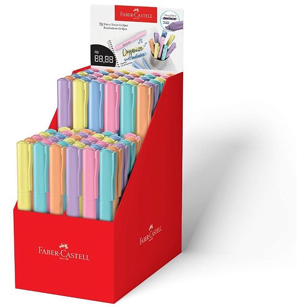 Caneta Marca Texto Grifpen Cores Sortidas - 70 Unidades