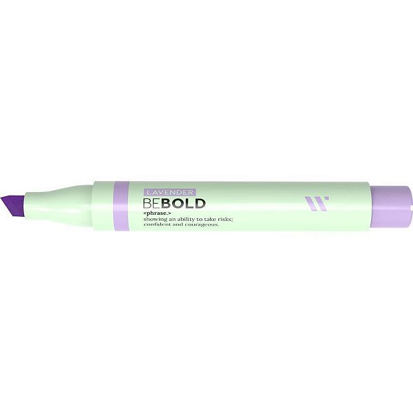 Caneta Marca Texto BE BOLD Purple Lavander CX com 12