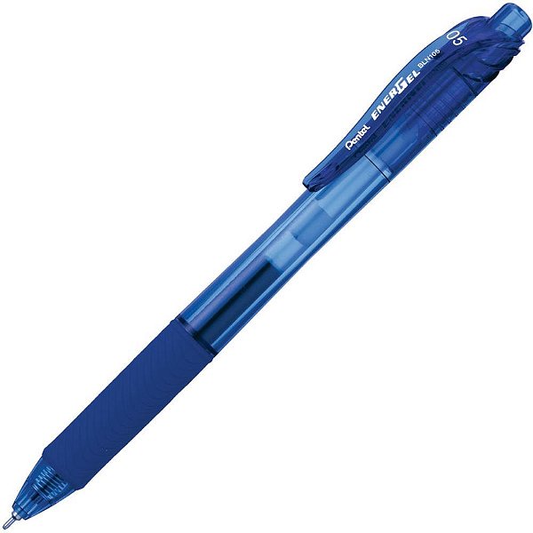 Caneta GEL ENERGEL Retrátil 0.5MM Azul – Caixa com 12 Unidades