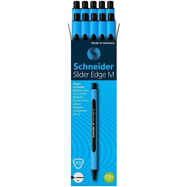 Caneta Esferográfica Slider EDGE XB Schneider PT CX com 10
