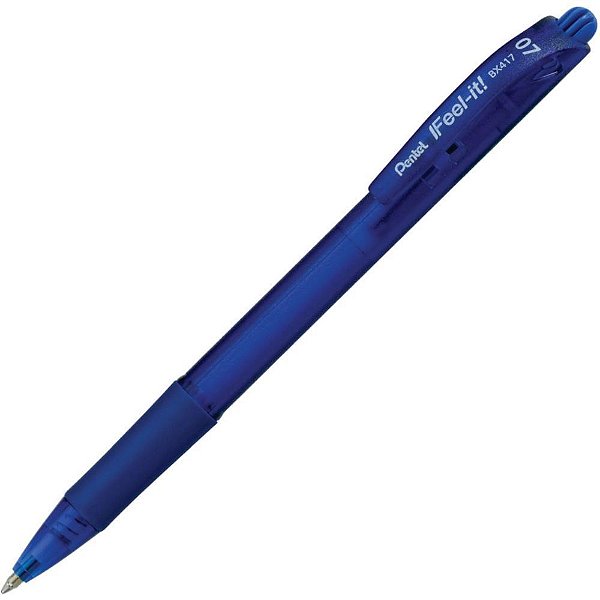 Caneta Esferográfica Feel IT 0,7MM Azul CX com 12