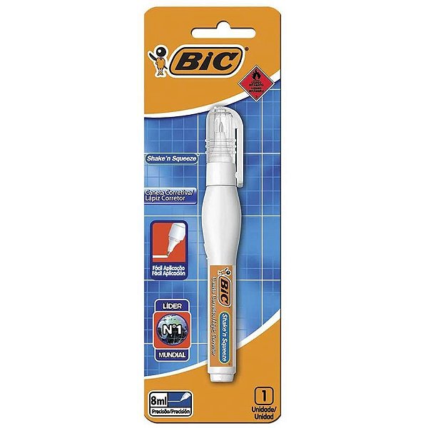 Caneta Corretiva Shake N Squeeze 8ML BIC