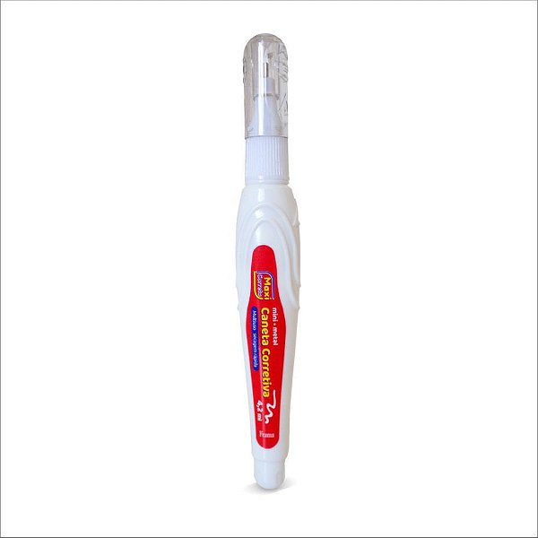 Caneta Corretiva Mini 4,2ML com Ponta de Metal Display com 12 Unidades