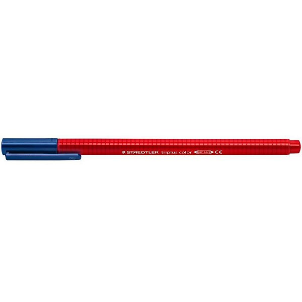Caneta com Ponta Porosa Triplus Hidrocor 323 Vermelho CX com 10