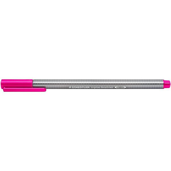 Caneta com Ponta Porosa Triplus Fine 334 Magenta CX com 10