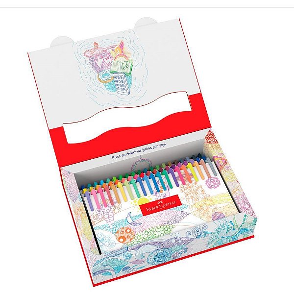 Caneta com Ponta Porosa Fine Pen Colors 60 Cores