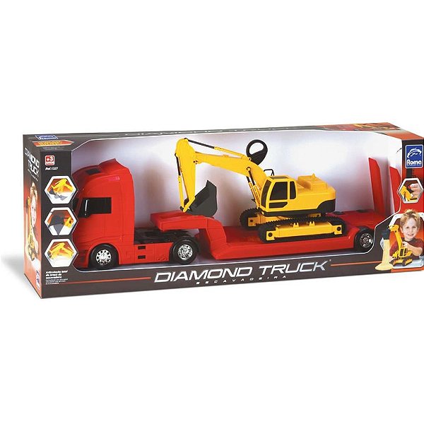 Caminhão Diamond TRUCK com Escavadeira