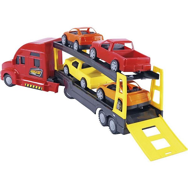 Caminhão Cegonheira com 4 Carrinho Sortid