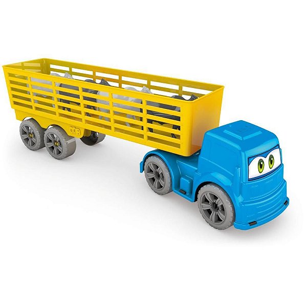 Caminhão Carreta Boiadeiro com 4 Bois