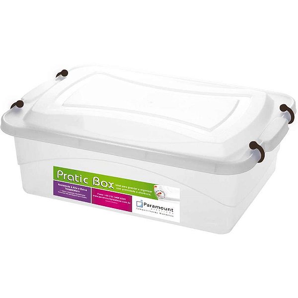 Caixa Plástica Multiuso Pratic BOX 10L 41X29X14CM
