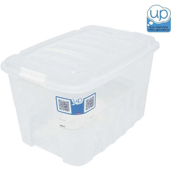 Caixa Plástica Multiuso GRAN BOX ALTA Incolor 19,8L