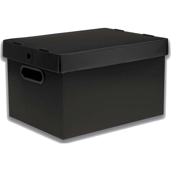 Caixa Organizadora Prontobox Preto 560X365X300MM XG