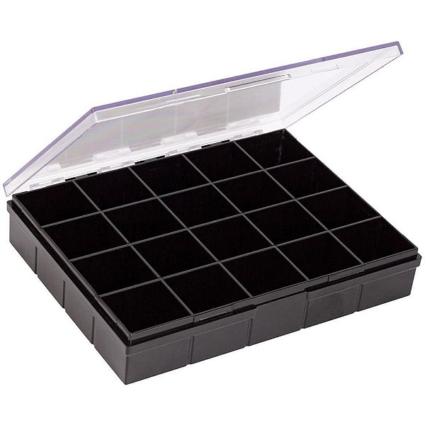 Caixa Organizadora com 20 Divisórias Preta