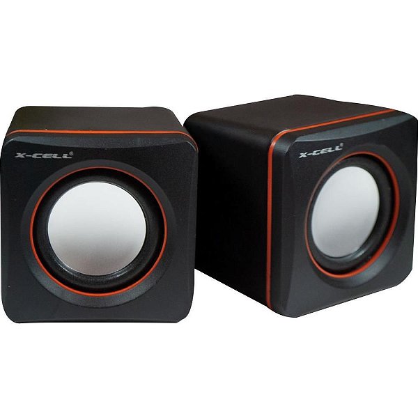 Caixa de Som para Computador Multimídia 5W Preta