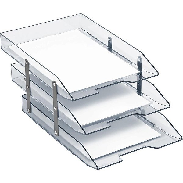 Caixa de Correspondência Tripla Móvel Articulável Cristal