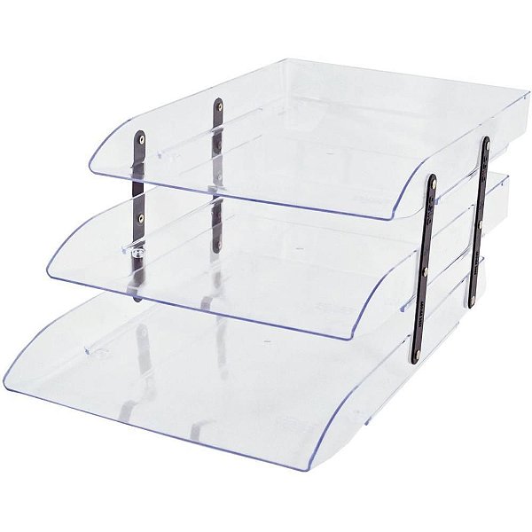 Caixa Correspondência Tripla Articulável Cristal