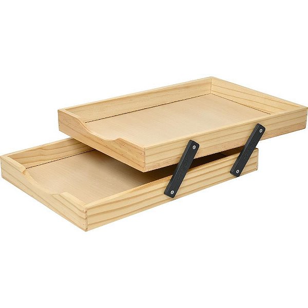 Caixa de Correspondência em Madeira Pinho N2 25X36X8CM