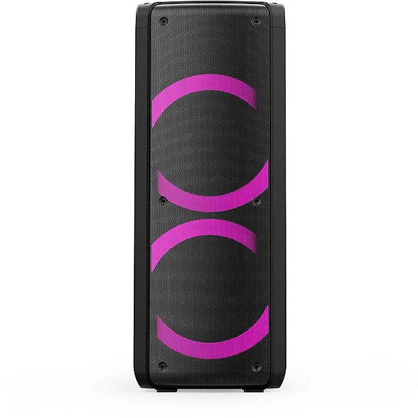 Caixa Acústica Pulsebox 600W BT/AUX/USB/SD/LE