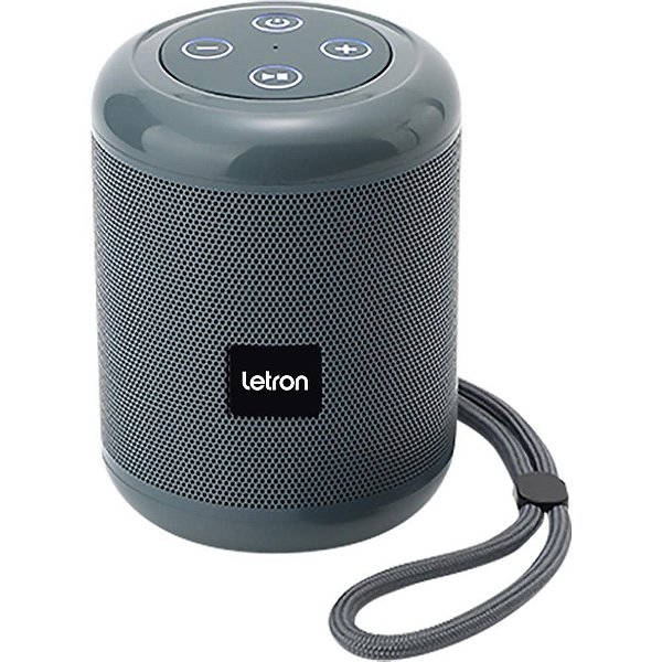 Caixa Acústica Bluetooth Letron EASY SP04 Cinza - 5W