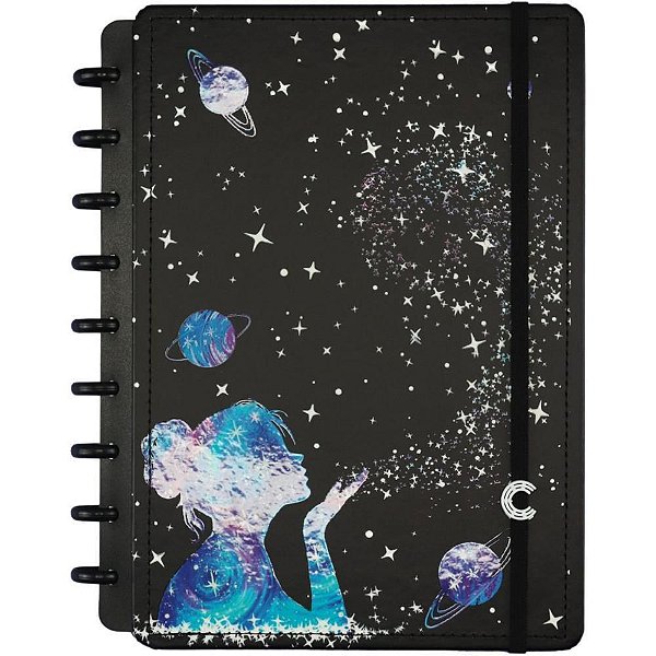 Caderno Inteligente Médio Poeira das Estrelas - 80 Folhas