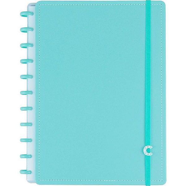 Caderno Inteligente Grande ALL Aquamarine 80 Folhas
