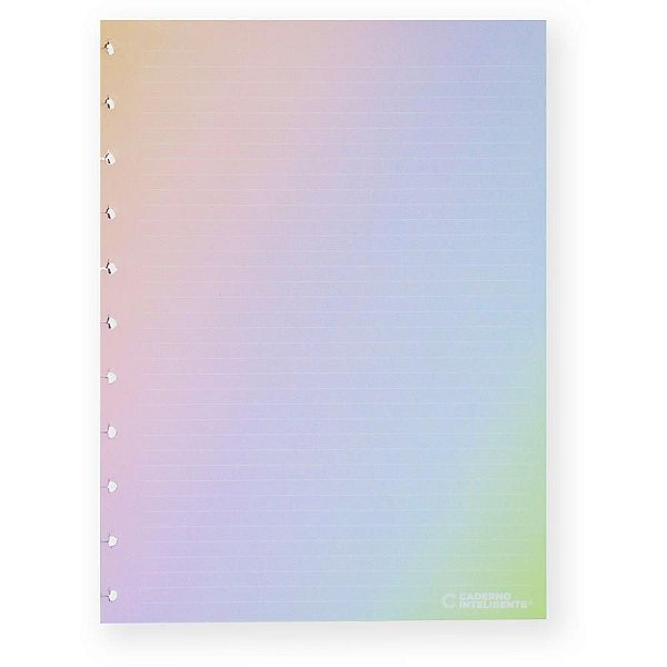 Caderno Inteligente Refil Grande Rainbow 120G 30 Folhas